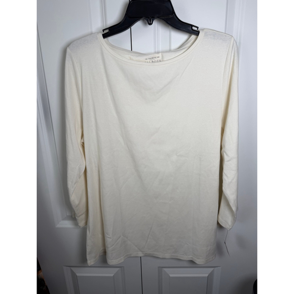 Talbots Tops - Talbots Long Sleeve Tee XL Cream